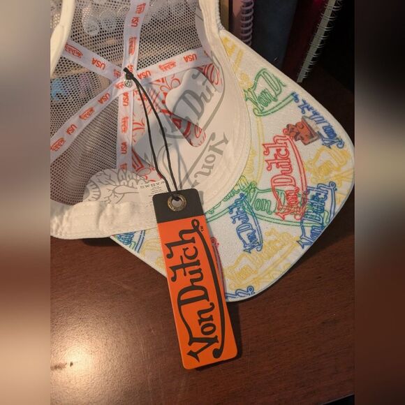 NWT Von Dutch White Trucker hat - Picture 5 of 7